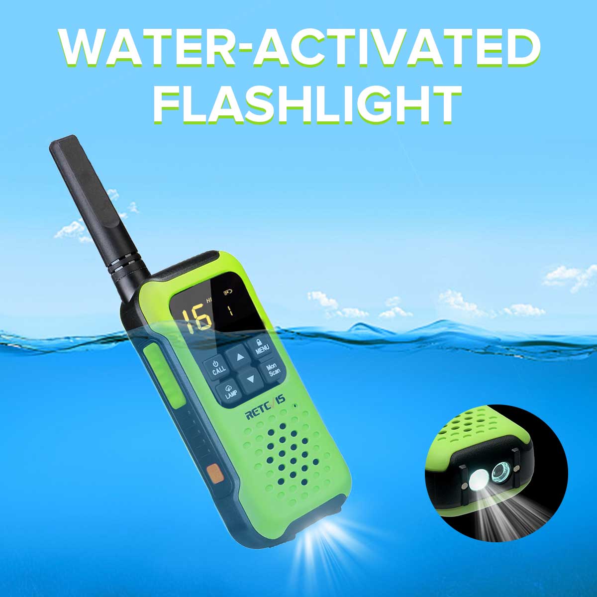 Radio bidirectionnelle étanche et flottante EZTalk 64 Retevis