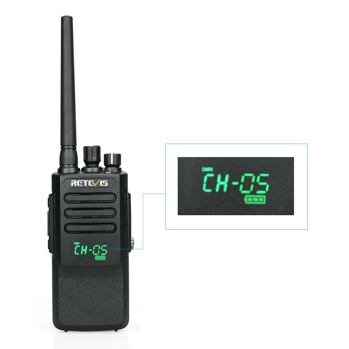 Radio DMR étanche haute puissance RT50 Retevis
