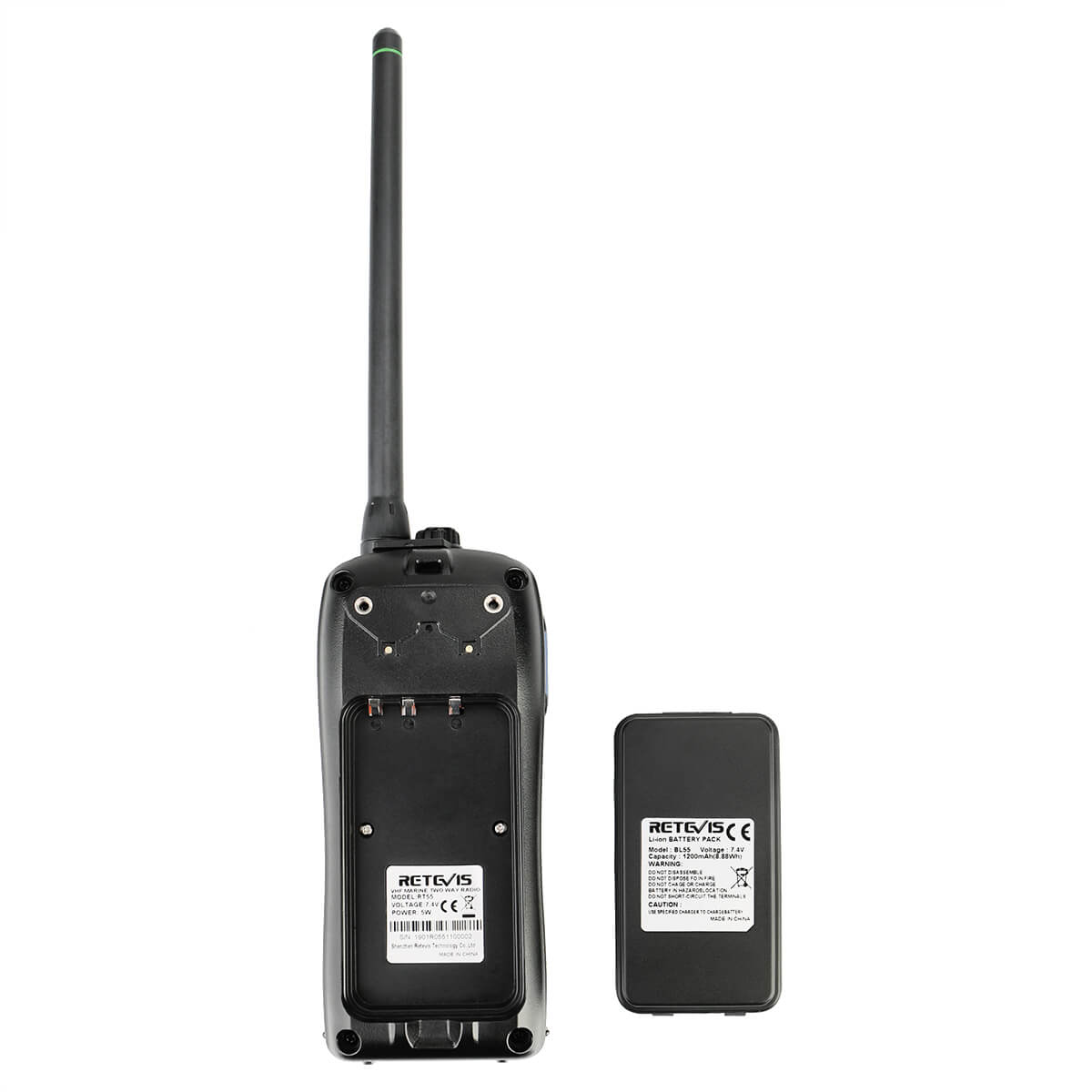 Radio VHF portable marine étanche IP67 Retevis RT55
