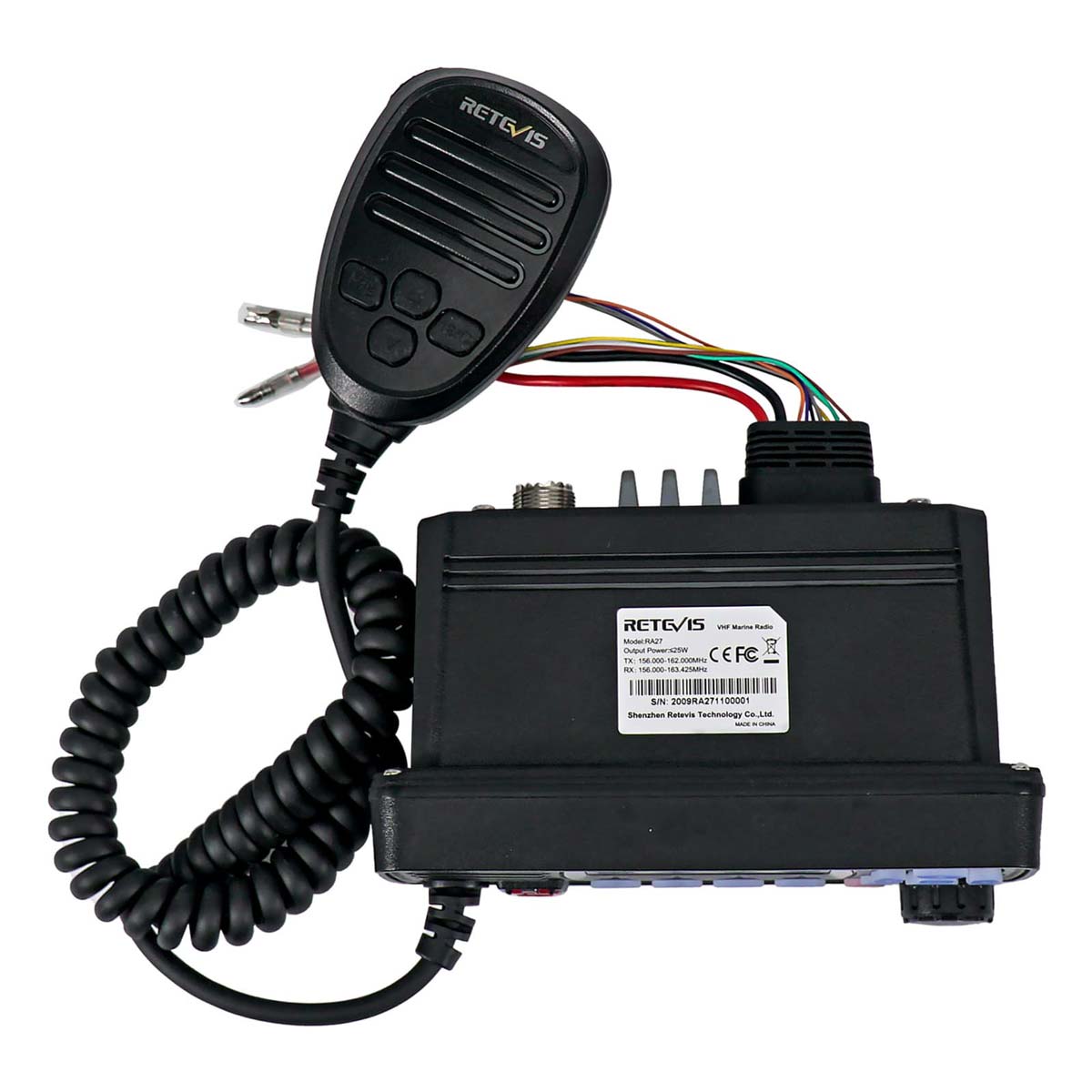 Radio marine VHF fixe étanche Retevis RA27 avec GPS