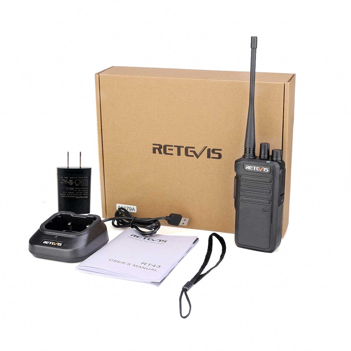 Radio DMR portable 5 W 32 canaux Retevis RT43