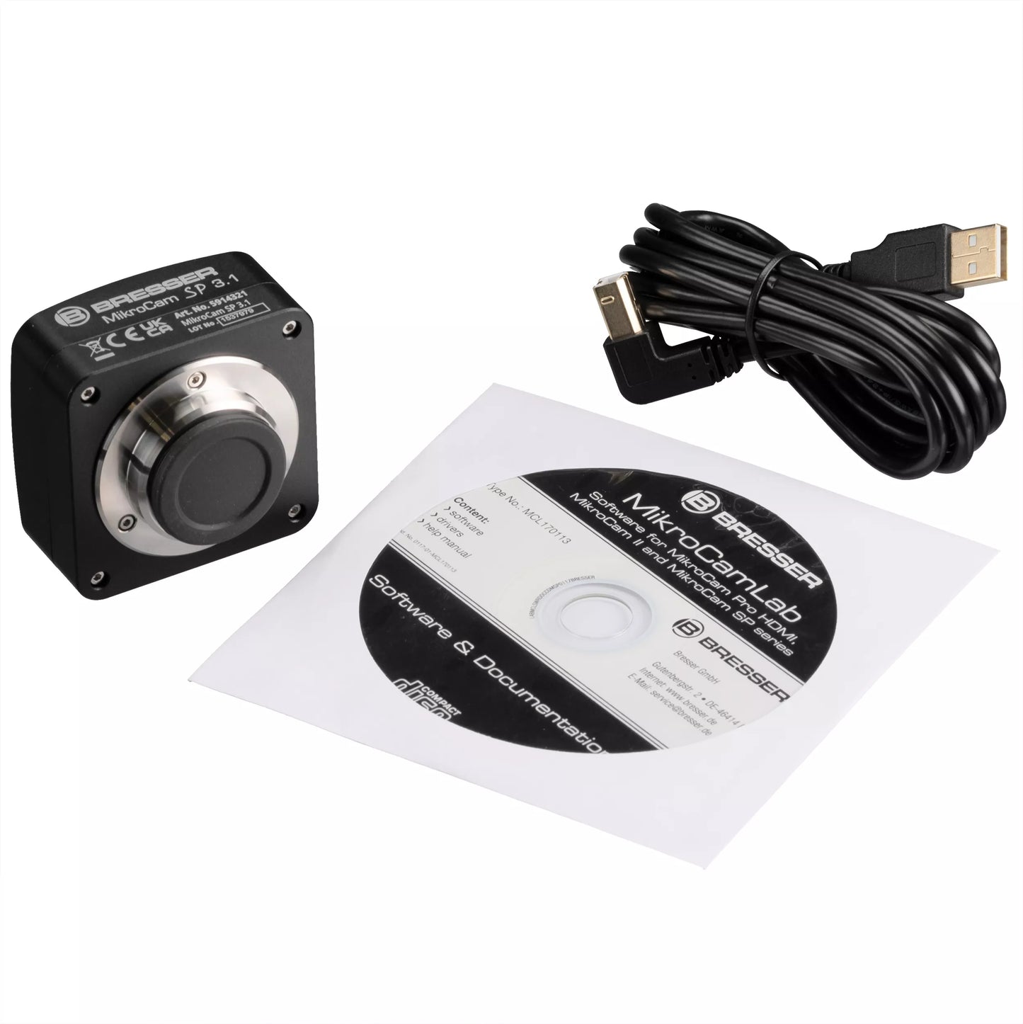 Caméra pour Microscope BRESSER MikroCam SP 3.1 - Capturez vos découvertes avec précision