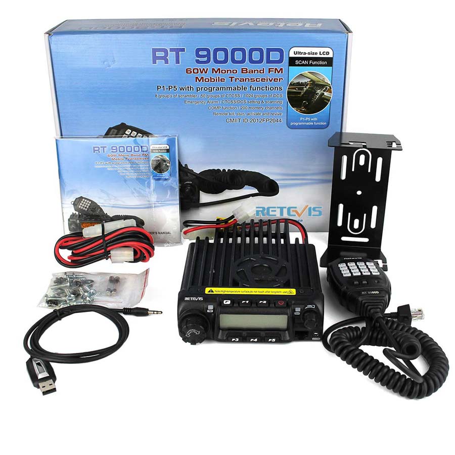 Radio mobile UHF haute puissance RT9000D Retevis