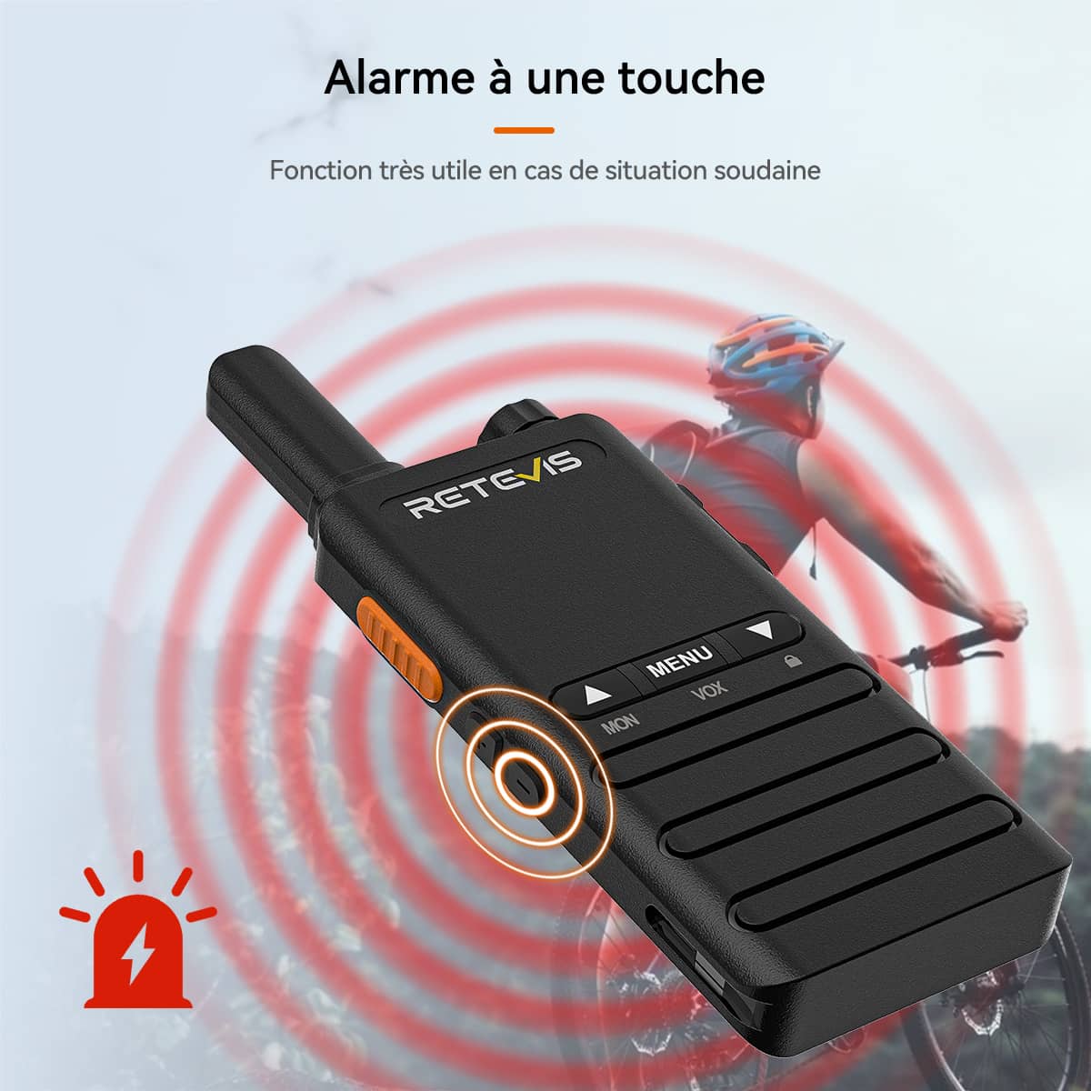 Radio bidirectionnelle Retevis B63B PMR446 Ultra-mince (2 unités)
