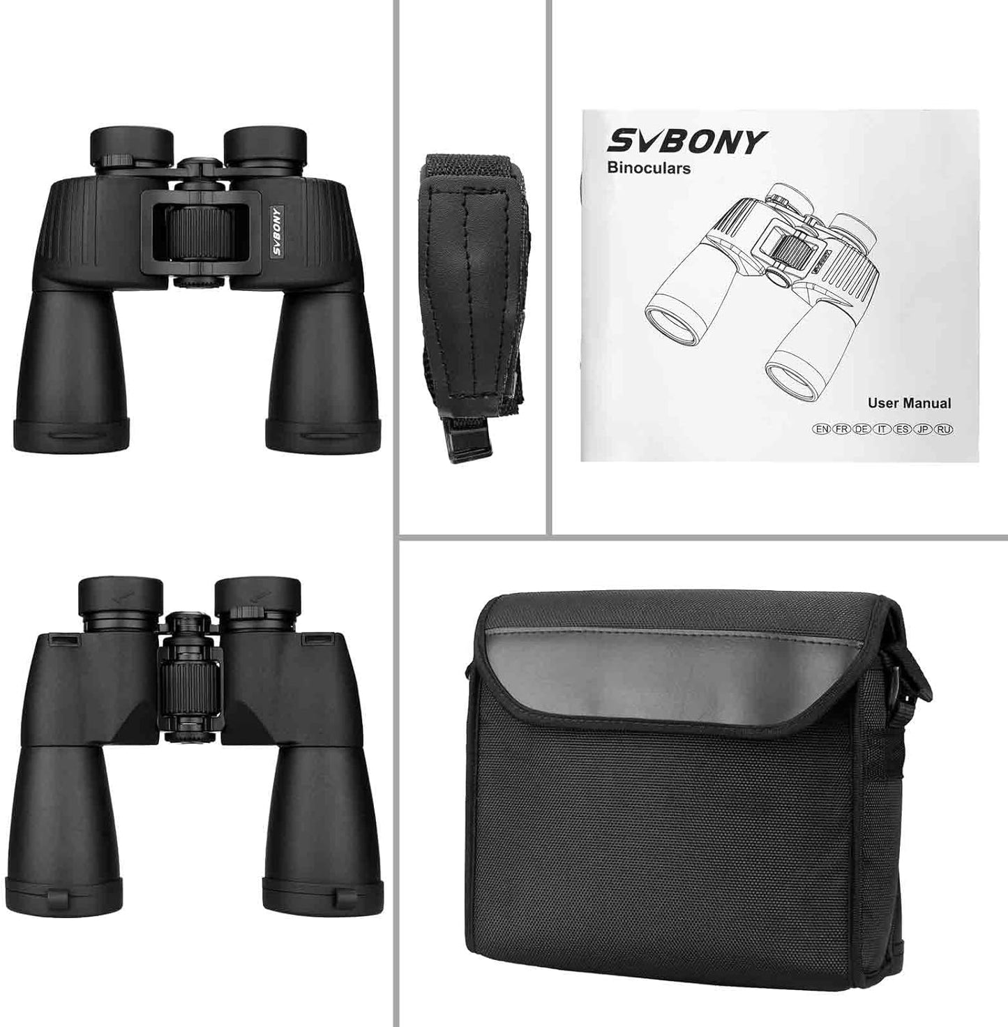 Jumelles SA204 10x50 pour aventure en pleine nature - Svbony