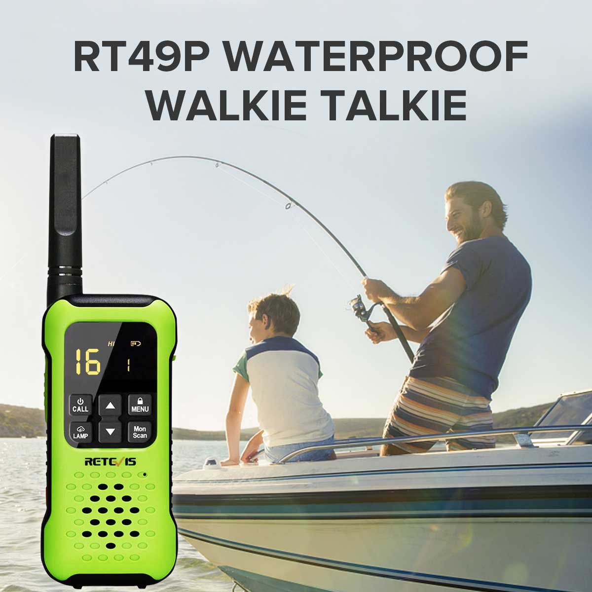Radio bidirectionnelle étanche et flottante EZTalk 64 Retevis