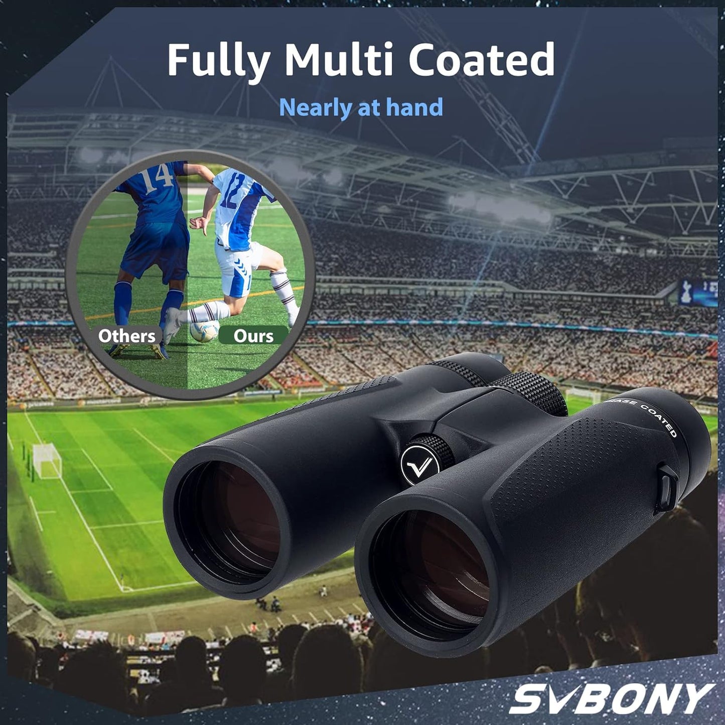 Jumelles compactes 8x32 ED pour exploration en forêt - Svbony