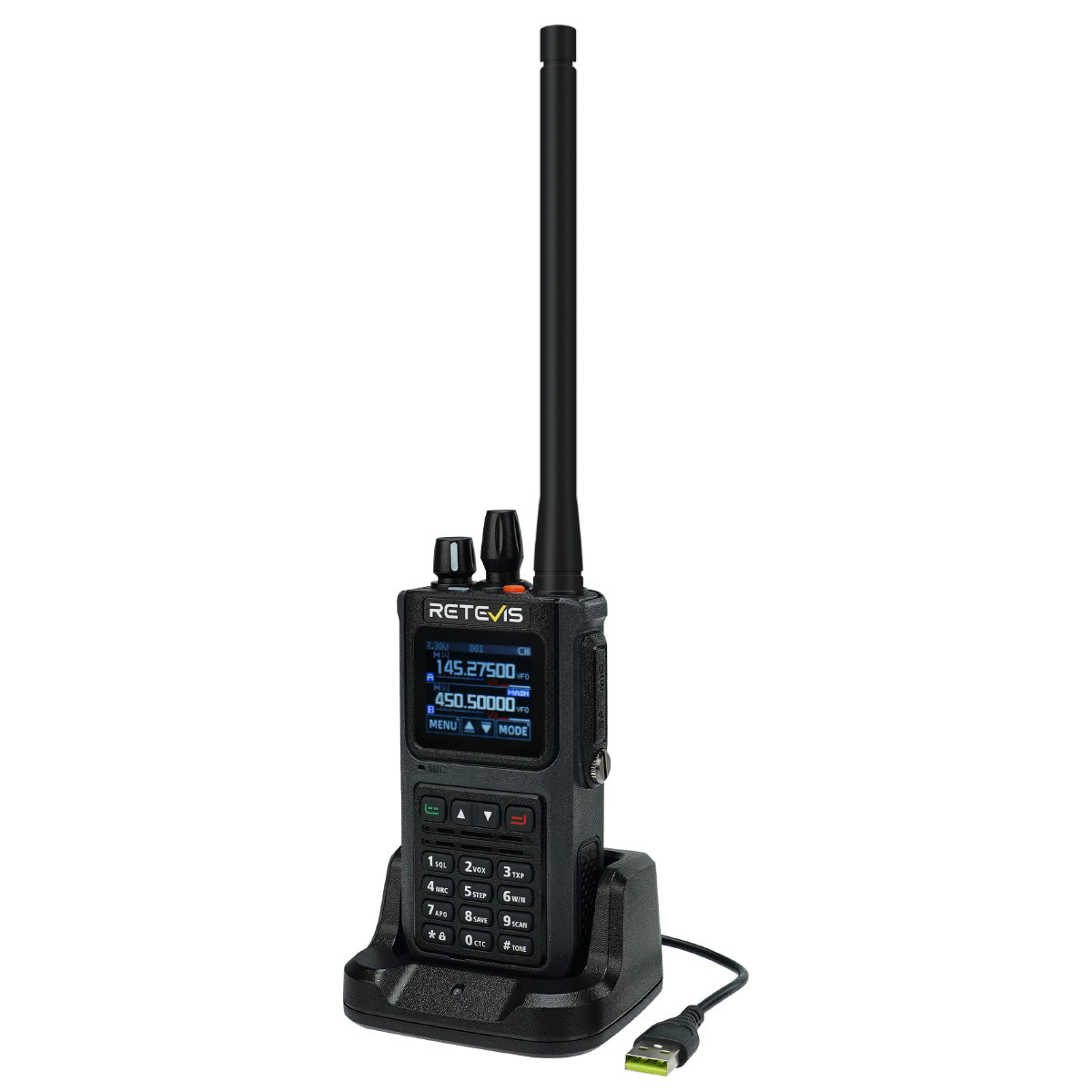 Radio Bidirectionnelle Étanche 5W Bi-bande Retevis C1