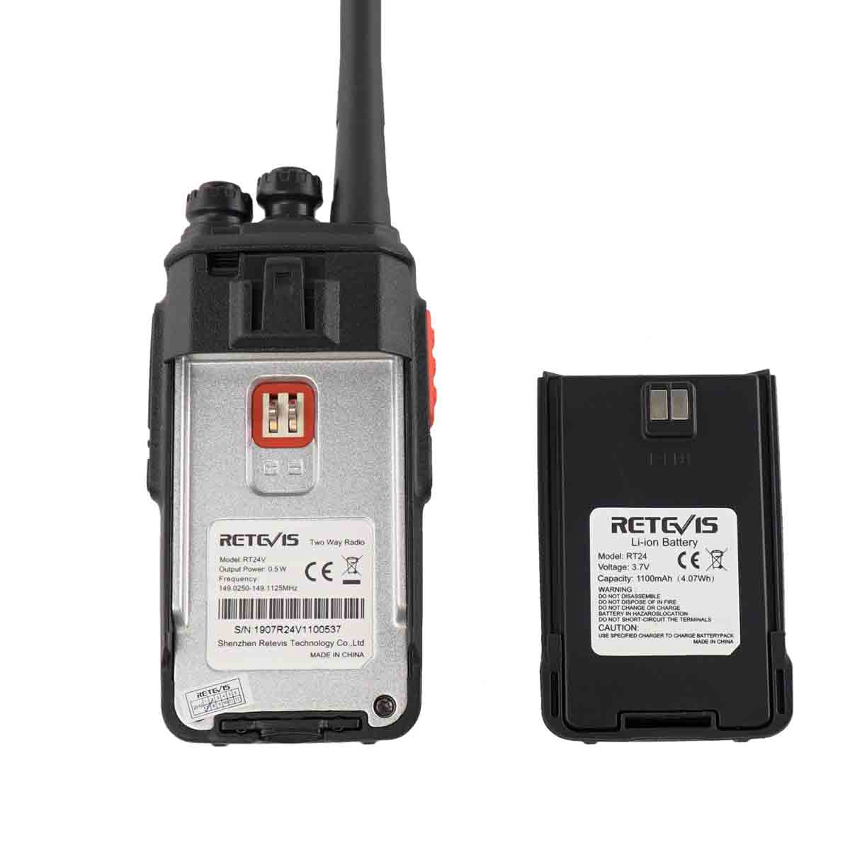 Talkie-walkie sans licence 16 canaux PMR446 Retevis RT24