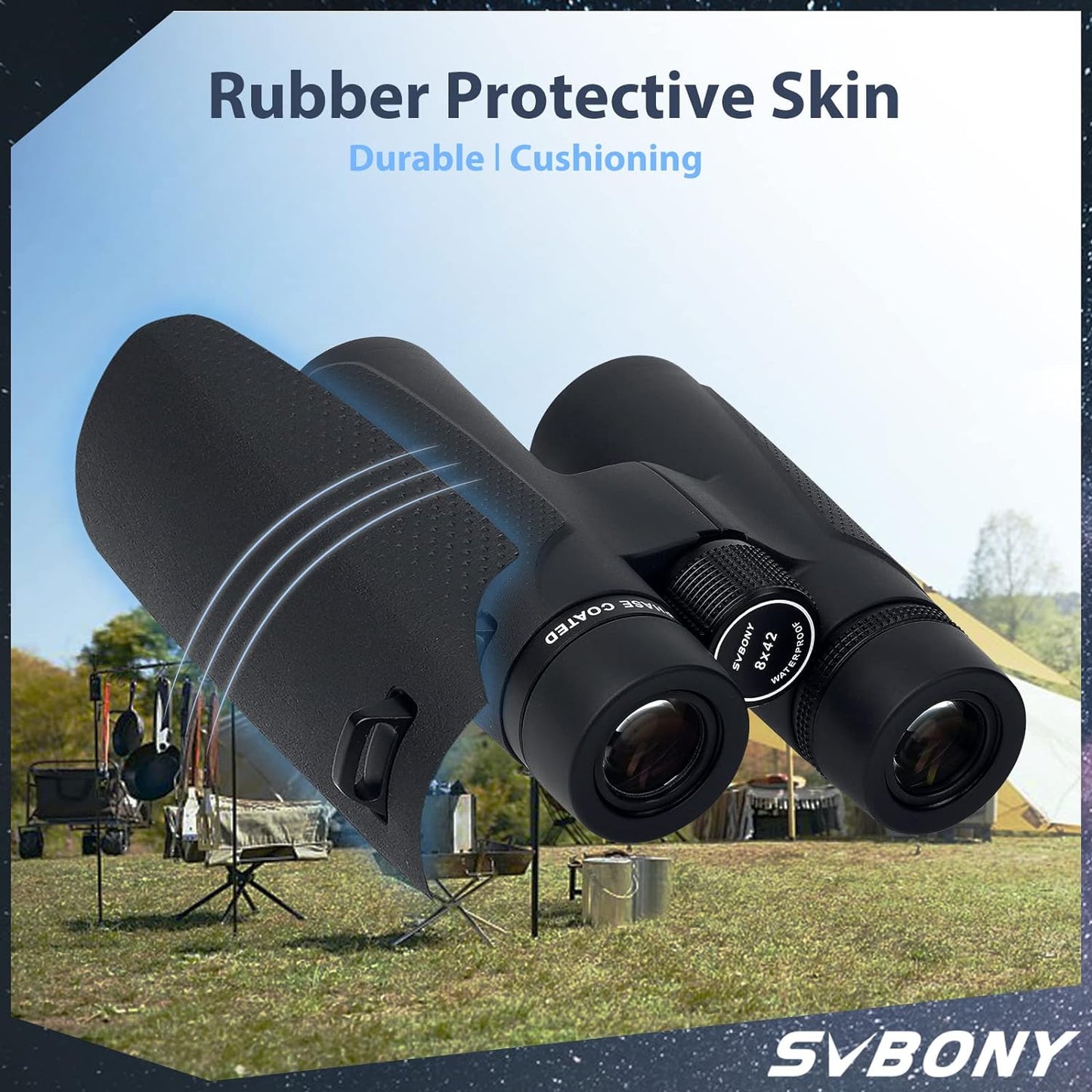 Jumelles compactes 8x32 ED pour exploration en forêt - Svbony