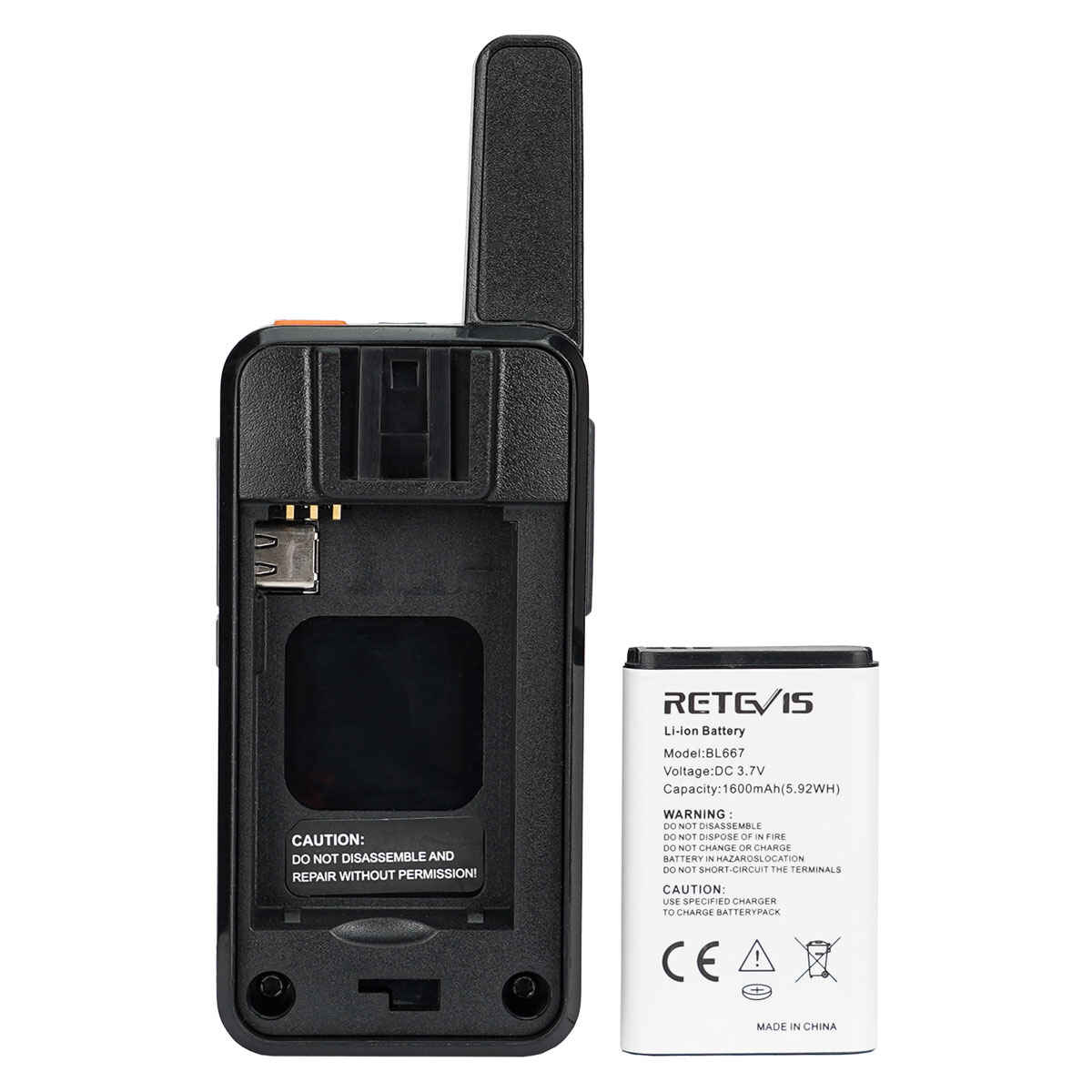 Talkie-walkie PMR446 RB667 avec appel de groupe - Retevis