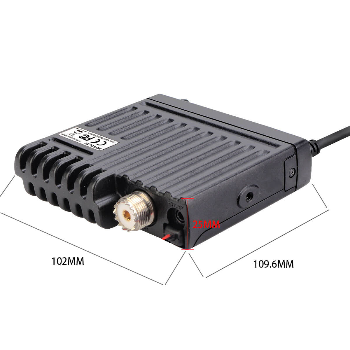 Mini émetteur-récepteur mobile puissant Retevis RT98 VHF