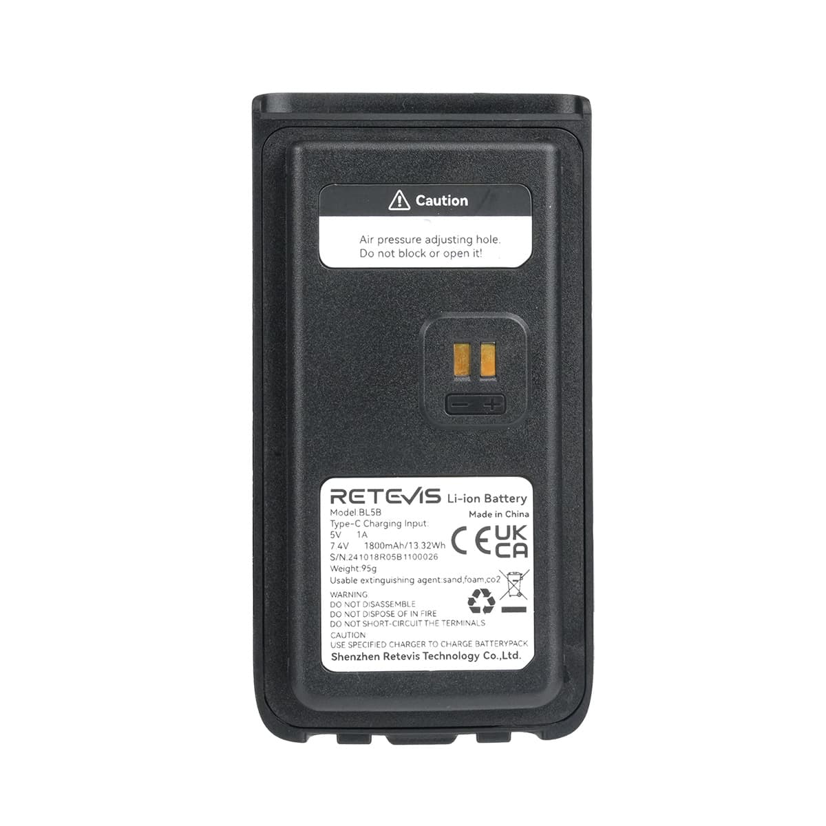 Radio bidirectionnelle longue portée étanche Retevis C65B