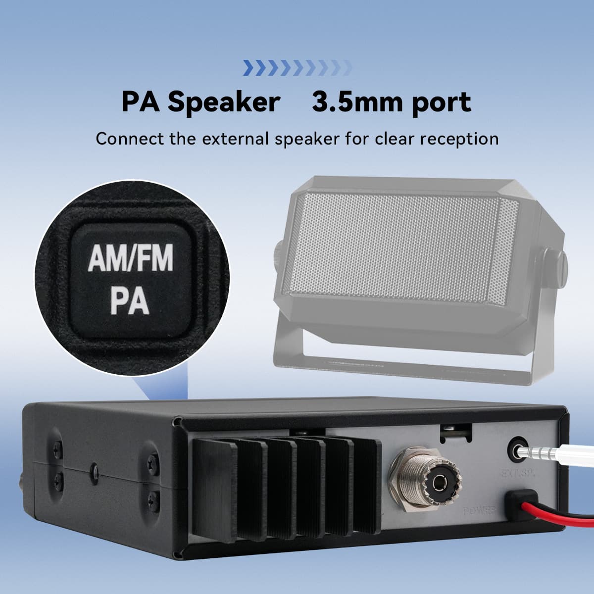 Radio CB AM/FM bimode MB63A Retevis