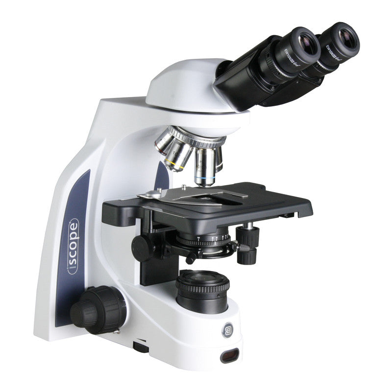 Microscope binoculaire iScope 40x à 1000x avec éclairage LED - Euromex