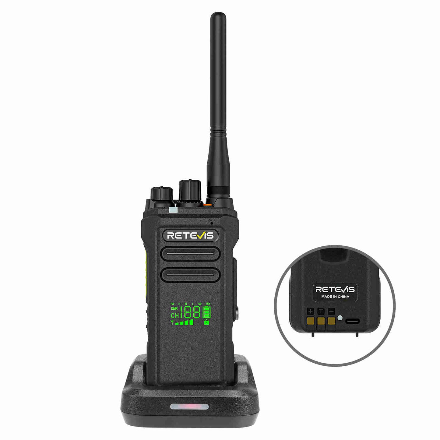 Talkie-walkie Retevis NR30D longue portée, lot de 4