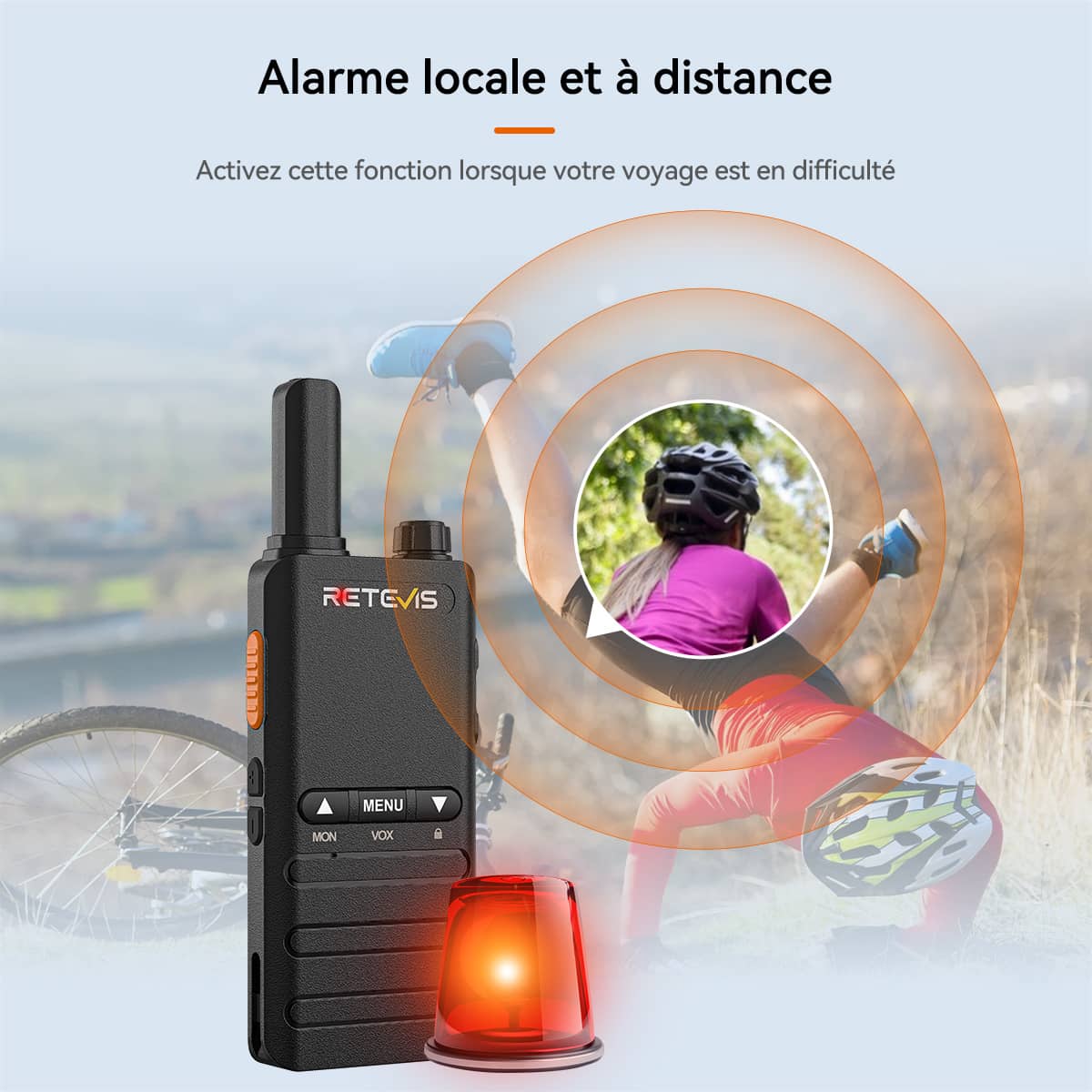 Radio bidirectionnelle Retevis B63B PMR446 Ultra-mince (2 unités)