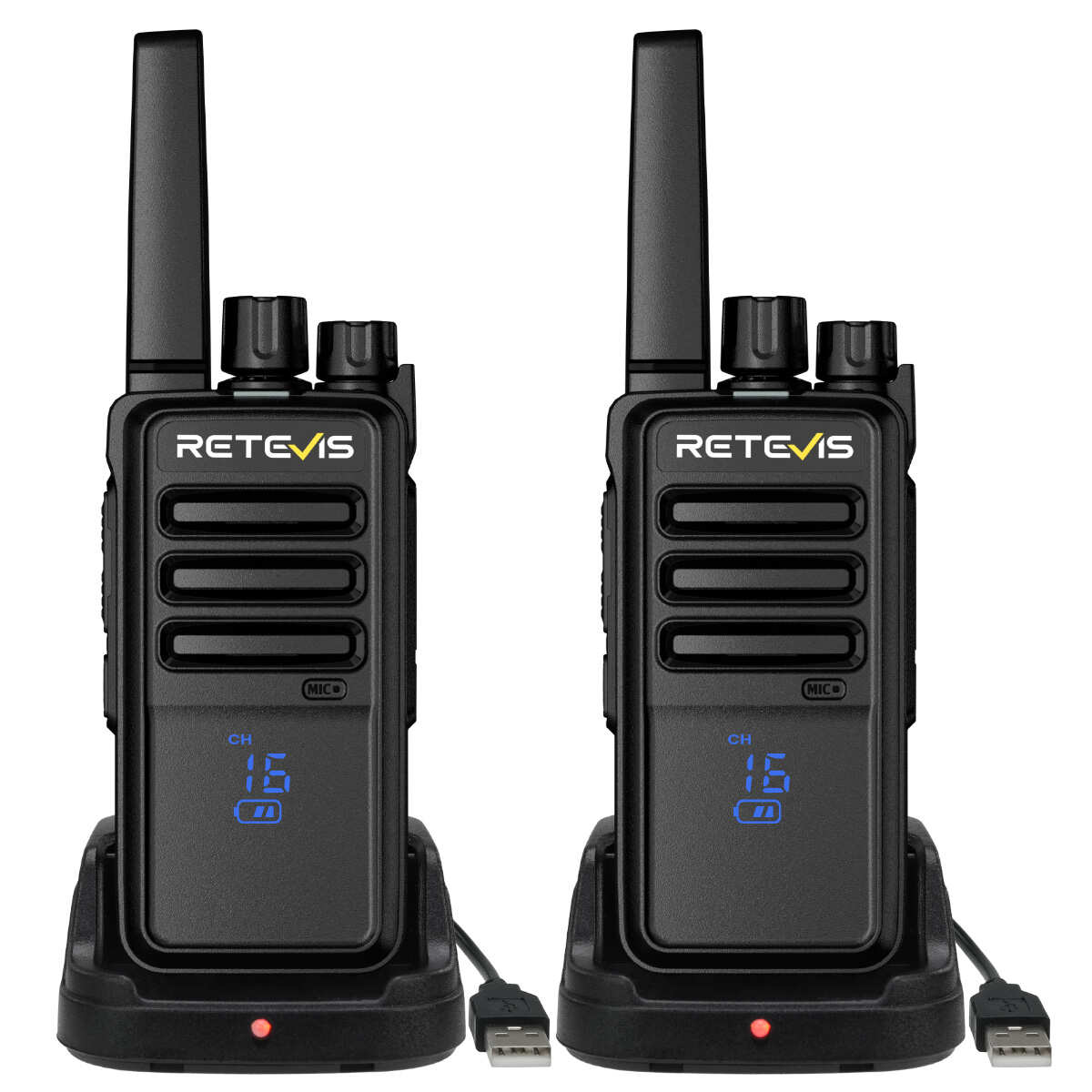 Talkie-Walkie Professionnel Rechargeable RT668H par Retevis