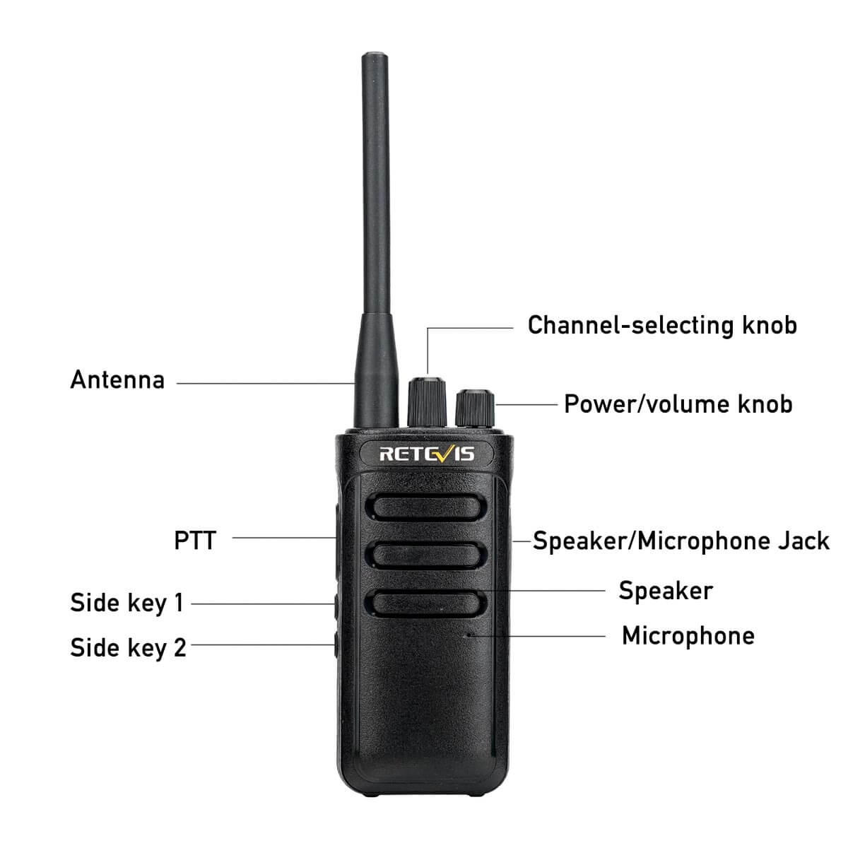 Radios professionnelles longue distance Retevis RB85