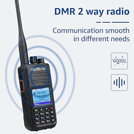 Radio DMR bibande UHF VHF RT3S 3000 canaux Retevis