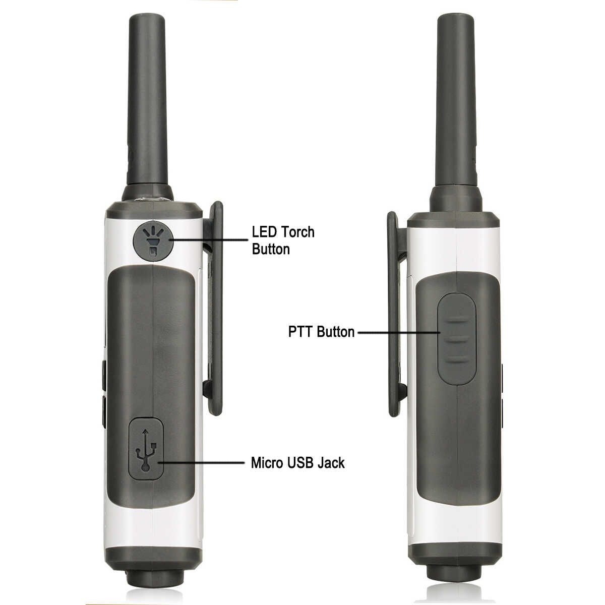 Radio bidirectionnelle rechargeable PMR446 EZTalk 61 Retevis