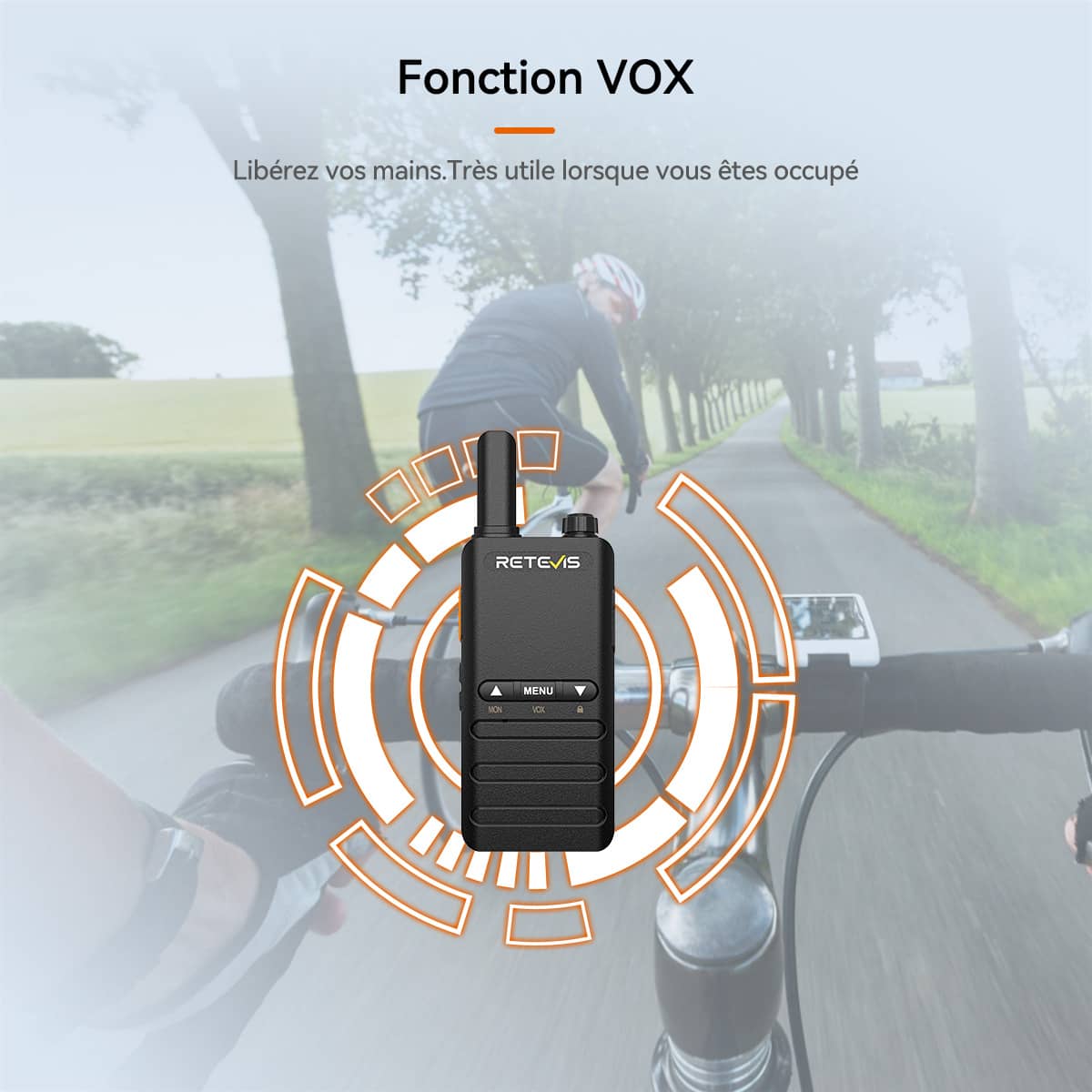 Radio bidirectionnelle Retevis B63B PMR446 Ultra-mince (2 unités)