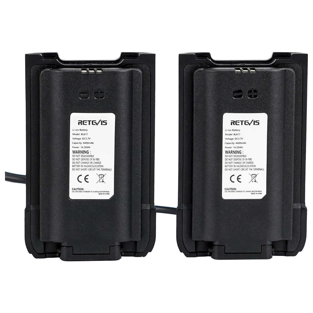 Radio PMR446 RB617 4400mAh avec chargeur Type-C Retevis