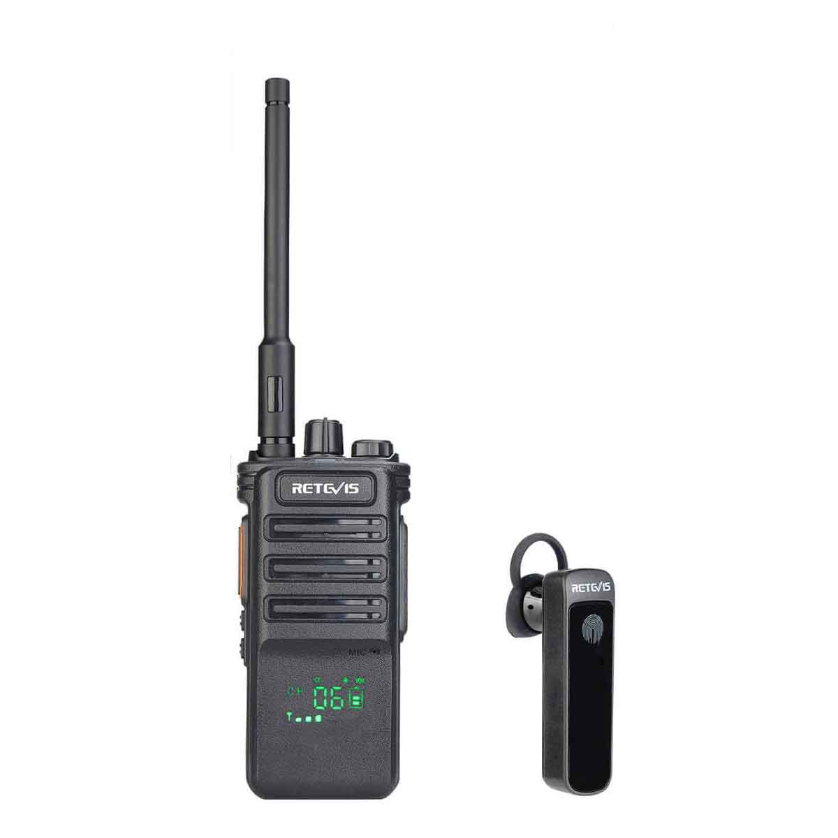 Radio longue portée RB689 avec casque Bluetooth Retevis