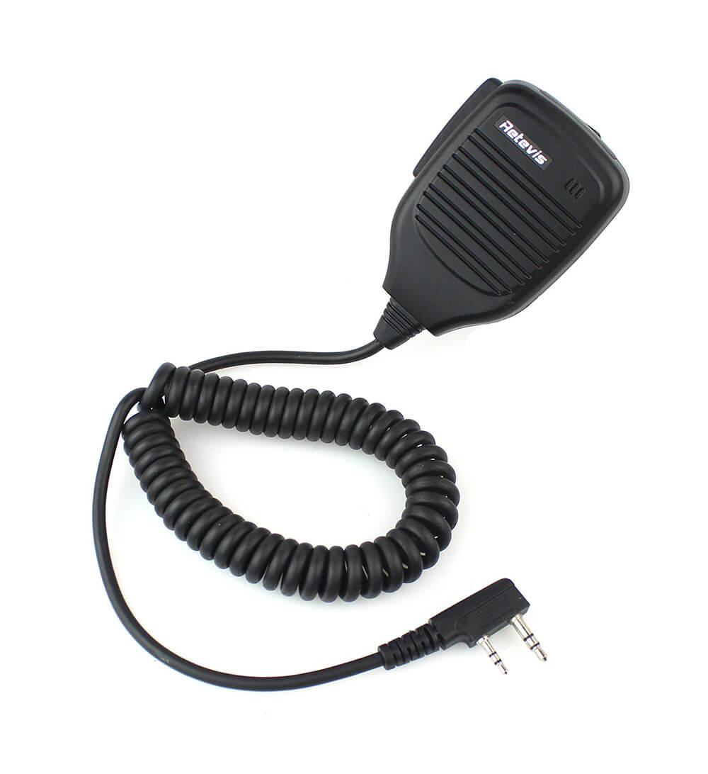 Microphone double aiguille grand modèle épaule - Retevis