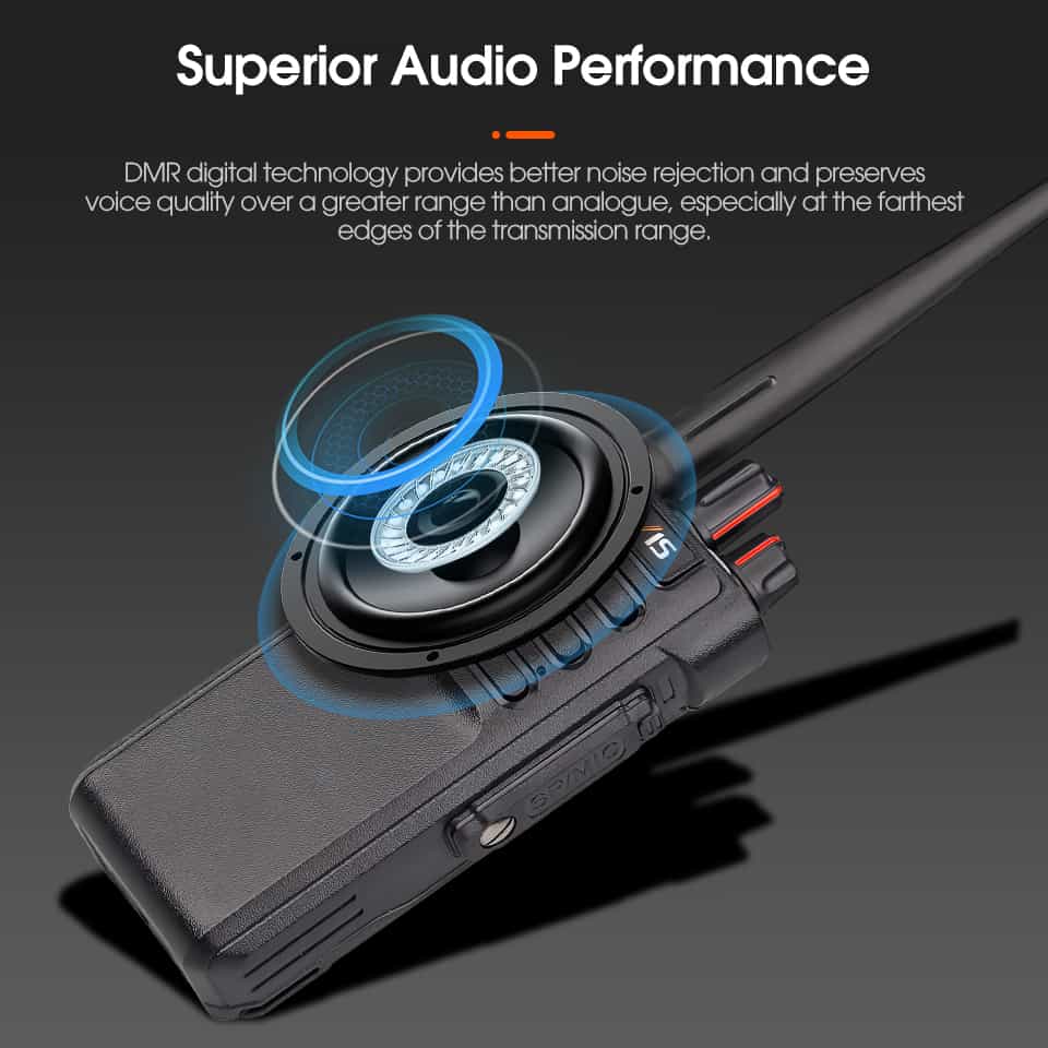 Radio DMR Bluetooth robuste et étanche Retevis RT29D