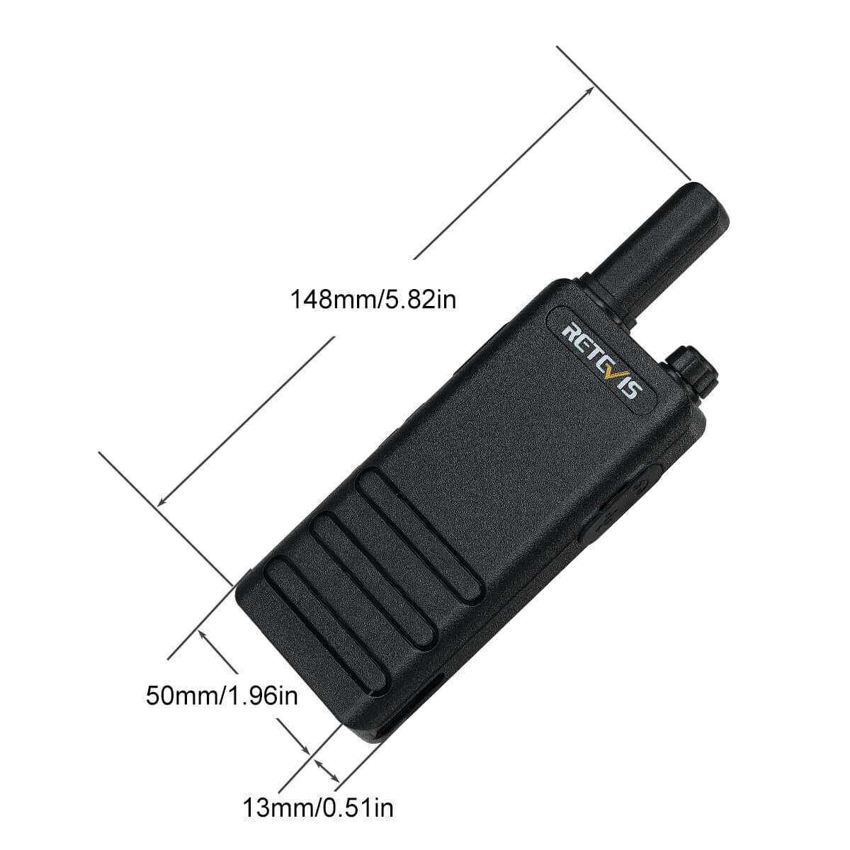 Radio bidirectionnelle PMR446 ultra-mince RT622P Retevis