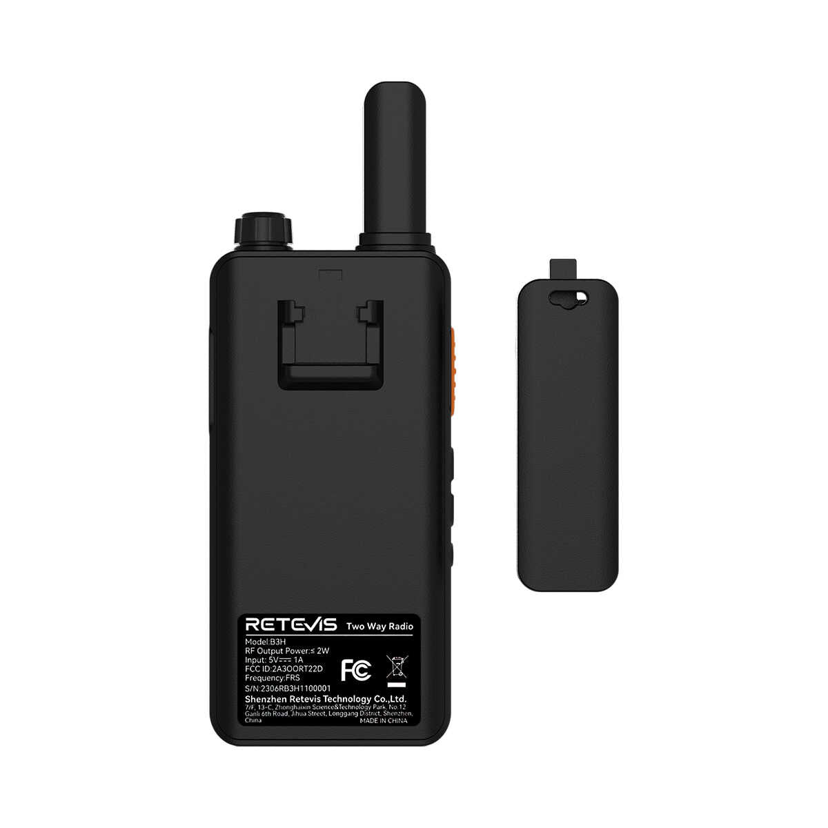 Retevis B63H Radio bidirectionnelle ultra-mince PMR446