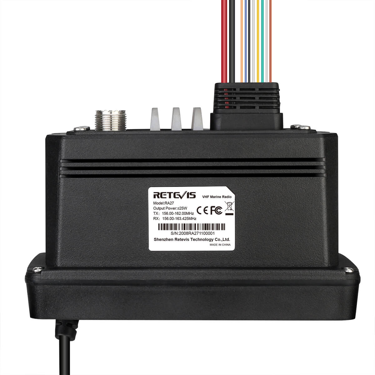 Radio marine VHF fixe étanche Retevis RA27 avec GPS