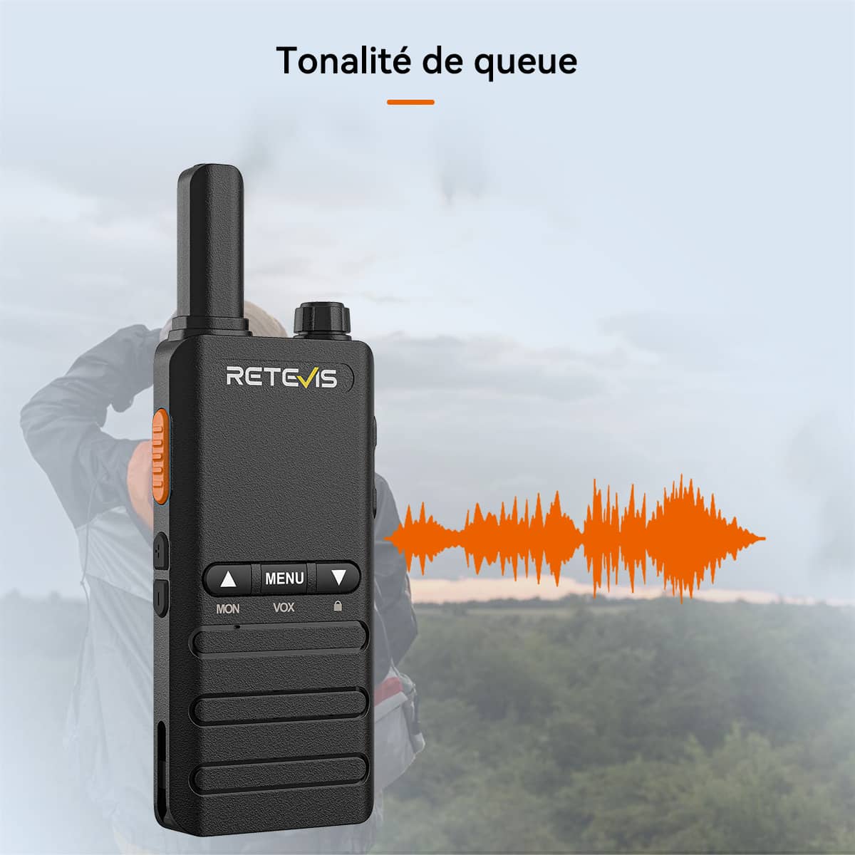 Radio bidirectionnelle Retevis B63B PMR446 Ultra-mince (2 unités)