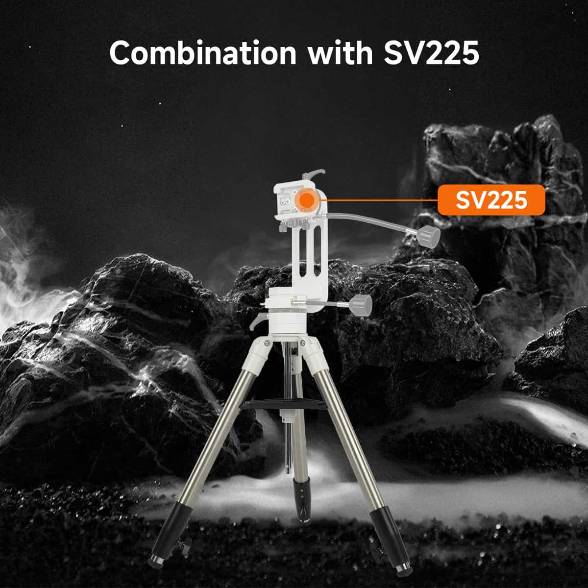 Trépied Aluminium Extrémité SV225T pour observation en milieu sauvage - SVBONY