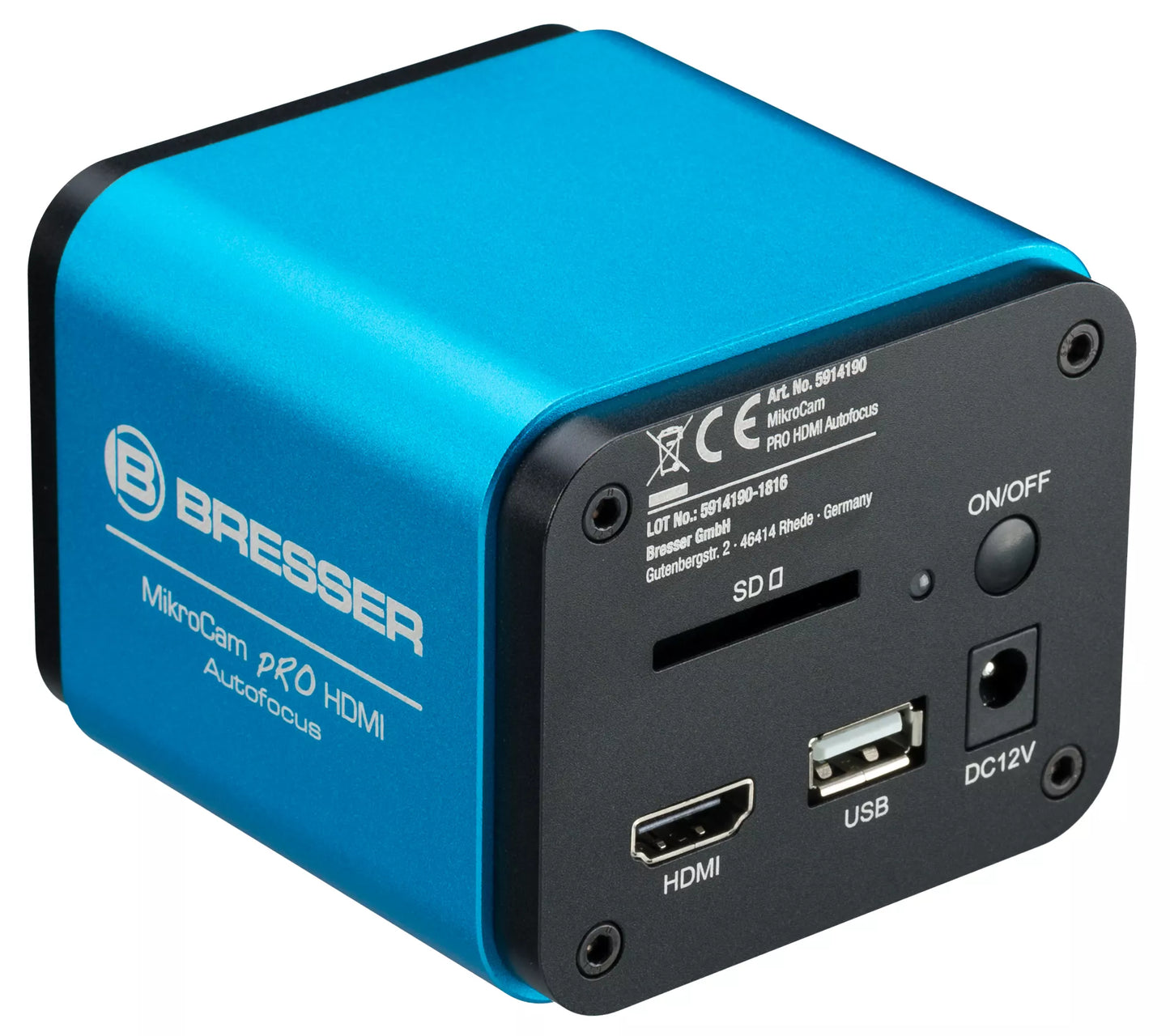 Caméra pour Microscopes BRESSER MikroCam PRO HDMI Autofocus pour exploration en nature