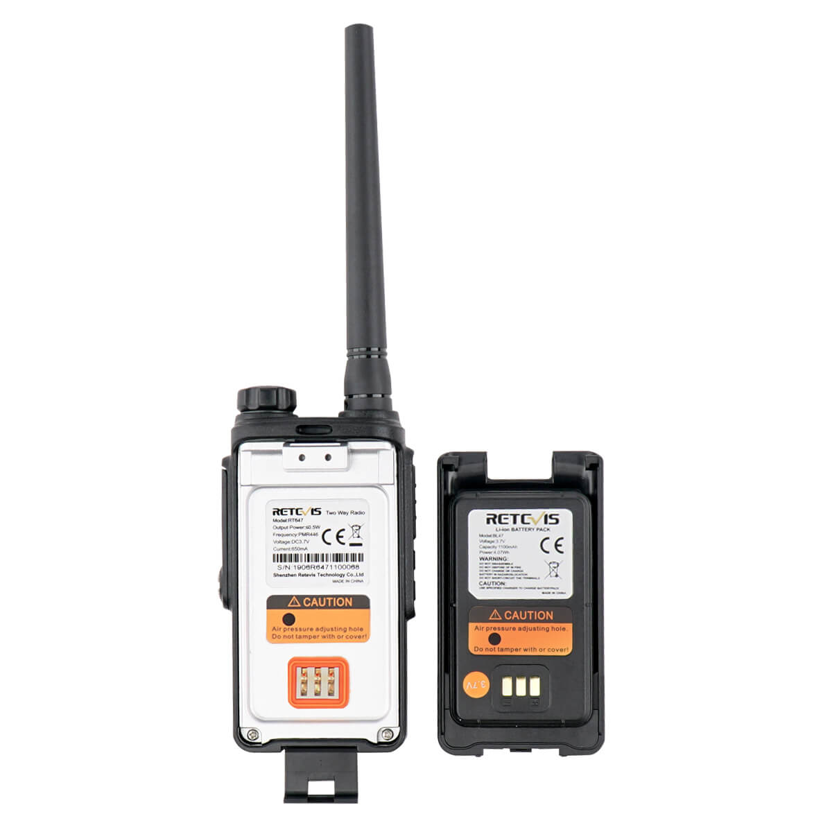 Radio sans licence étanche Retevis RT647 pour exploration en plein air