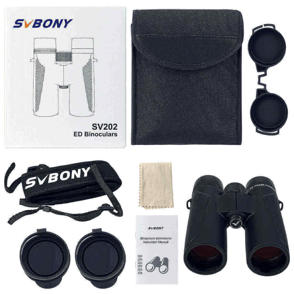 Jumelles portables 8x42ED pour expéditions - SVBONY