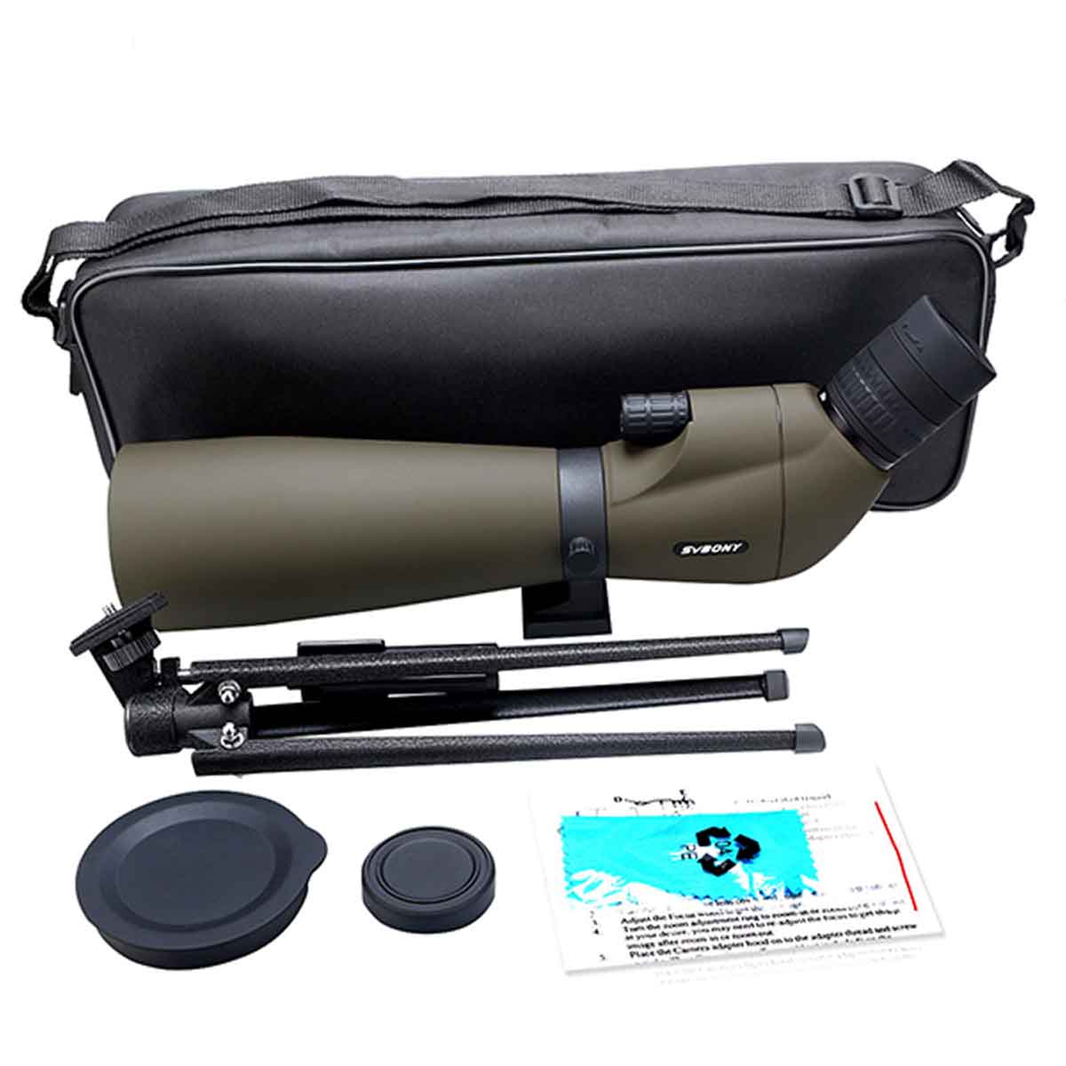 Longue-vue SV401 20-60x80 pour observation en pleine nature - SVBONY
