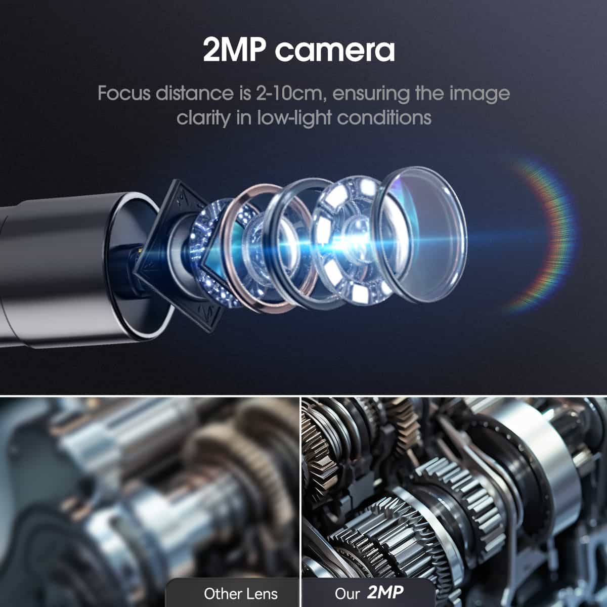 Caméra endoscopique industrielle SM501 pour inspections automobiles et mécaniques - Svbony