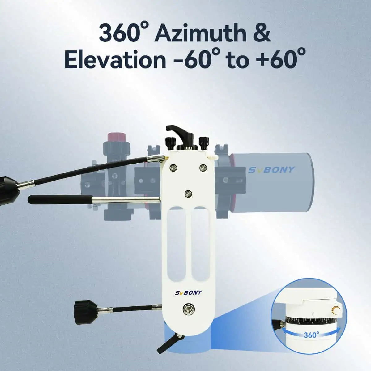 Monture Alt-Azimuth SV225 pour observation nature - SVBONY