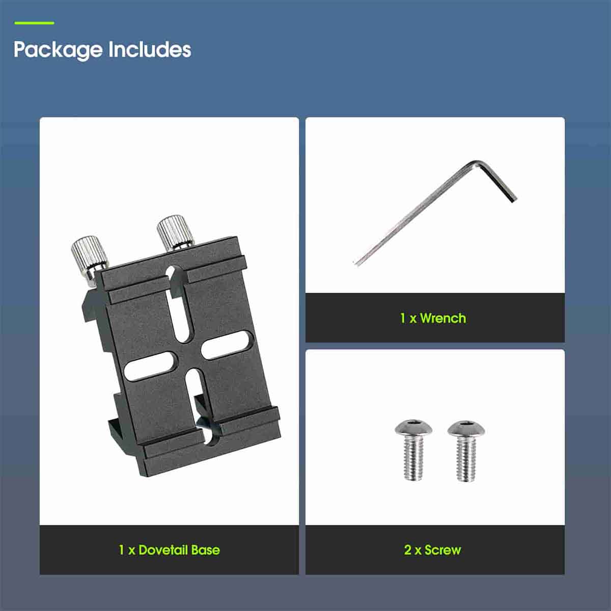 Support universel pour lunette de visée SVBONY W2370A pour exploration en forêt