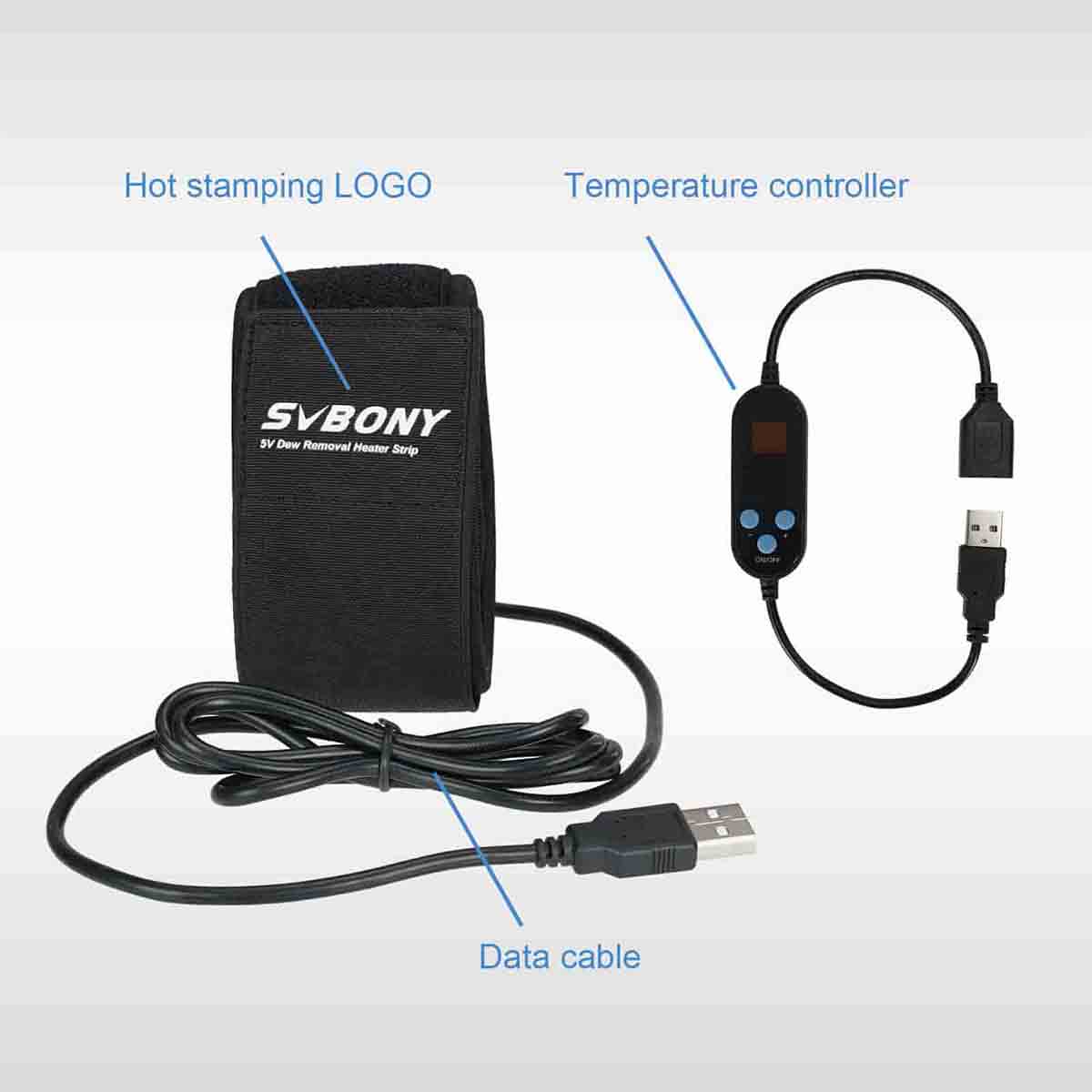 Bandeau chauffant anti-buée 430mm - SVBONY