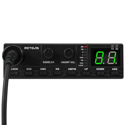 Radio CB mobile 4W 40 canaux Retevis MB62