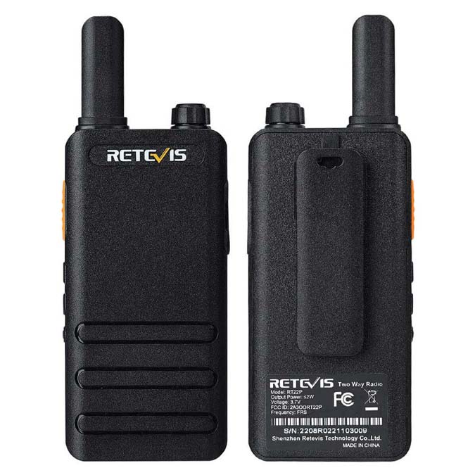 Radio bidirectionnelle PMR446 ultra-mince RT622P Retevis