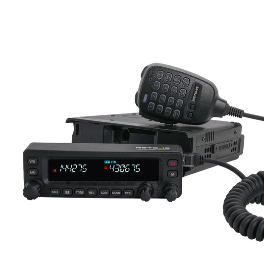 Radio mobile amateur Retevis MA1 50 W UHF VHF panneau amovible