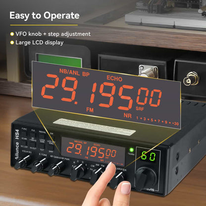 Émetteur-récepteur mobile radio amateur 10 m Retevis Ailunce HS4