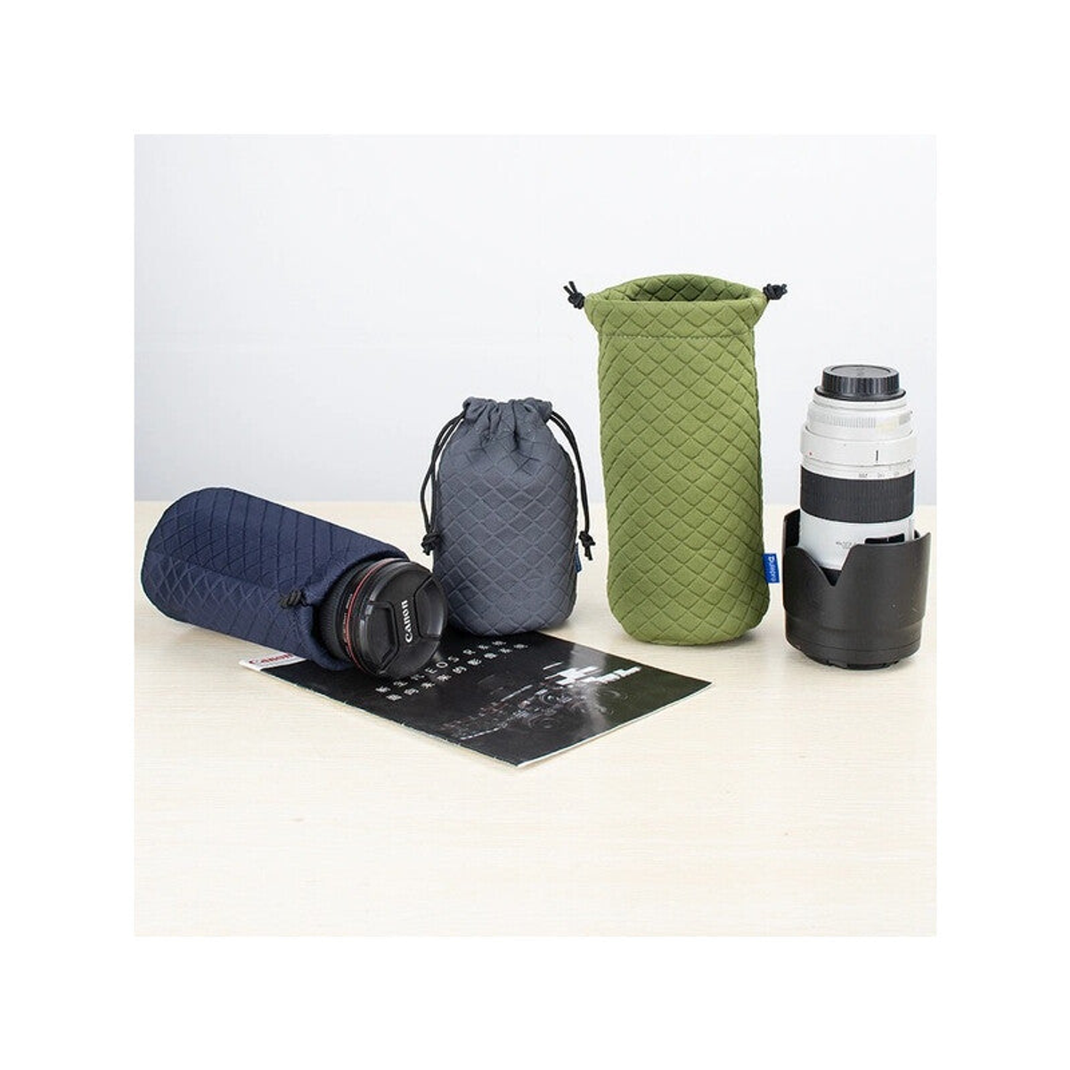 Pochette de protection pour objectif Magic Lens Pouch L grise - Dulepro