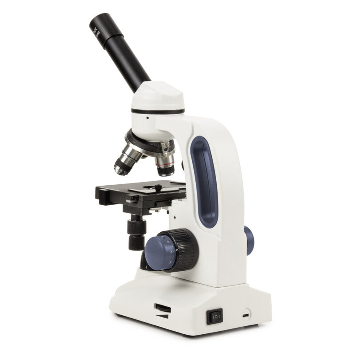 Microscope monoculaire LED 40x à 600x pour l'enseignement et les loisirs - Novex