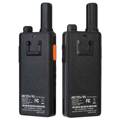 Radio bidirectionnelle PMR446 ultra-mince RT622P Retevis